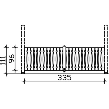 Skan Holz Brüstung Balkonschalung 335 X 96 Cm Fichte Schiefergrau 2 Skan Holz Brüstung Balkonschalung 335 X 96 Cm Fichte Schiefergrau – Bild 2