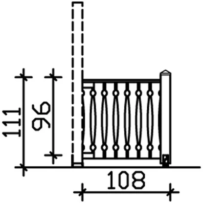 Skan Holz Brüstung Balkonschalung 108 X 96 Cm Fichte Schiefergrau 2 Skan Holz Brüstung Balkonschalung 108 X 96 Cm Fichte Schiefergrau – Bild 2