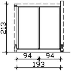 Skan Holz Seitenwand M. Polycarbonatplatten (FS) 205 X 200 Cm Fichte Weiß 7 Skan Holz Seitenwand M. Polycarbonatplatten (FS) 205 X 200 Cm Fichte Weiß -Vitavia Verkäufe 2 zubehoer bild2 210503 11