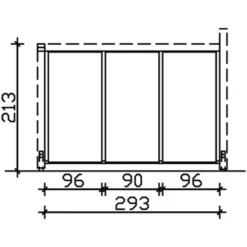 Skan Holz Seitenwand M. Polycarbonatplatten (FS) 305 X 200 Cm Fichte Natur 7 Skan Holz Seitenwand M. Polycarbonatplatten (FS) 305 X 200 Cm Fichte Natur -Vitavia Verkäufe 2 zubehoer bild2 210527 00