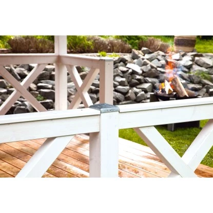 Skan Holz Brüstung Andreaskreuz 335 X 84 Cm Fichte Natur 3 Skan Holz Brüstung Andreaskreuz 335 X 84 Cm Fichte Natur – Bild 3