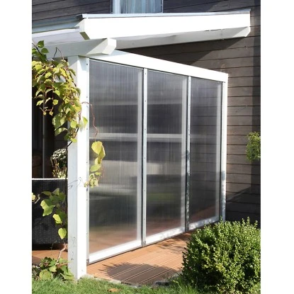 Skan Holz Seitenwand M. Polycarbonatplatten (FS) 255 X 200 Cm Fichte Natur 3 Skan Holz Seitenwand M. Polycarbonatplatten (FS) 255 X 200 Cm Fichte Natur – Bild 3