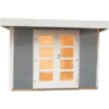 Wolff FinnhausHolz-Gartenhaus Relax C Grau B X T: 295 Cm X 301 Cm