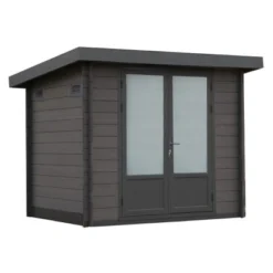 Wolff Finnhaus WPC-Trend B Grau B X T: 234 Cm X 187 Cm