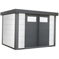 Wolff Finnhaus Metall-Gerätehaus Weiß 5,6 M²