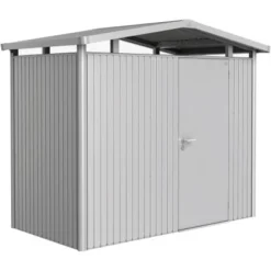 Biohort Metall-Gerätehaus Panorama Silber 3,5 M²