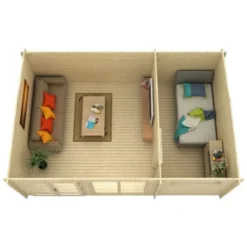 Carlsson Holz-Gartenhaus Pultdach Druckimprägniert 578 Cm X 366 Cm -Vitavia Verkäufe 30 11003400 RD4495 1 1.jpg 3 1