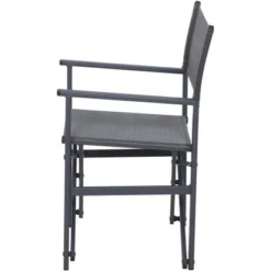 Siena Garden Paulo Regiesessel Matt Anthrazit -Silber-Schwarz Gestell Aluminium -Vitavia Verkäufe 316623 L19580 3