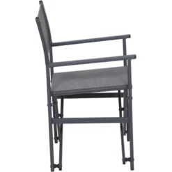 Siena Garden Paulo Regiesessel Matt Anthrazit -Silber-Schwarz Gestell Aluminium -Vitavia Verkäufe 316623 L19580 5