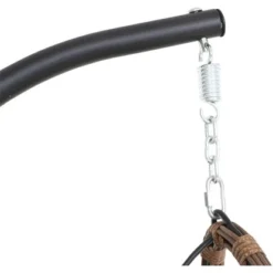 Siena Garden Salerno Hängekorb Schwarz - Natur Gestell Stahl -Vitavia Verkäufe 316671 L19609 13