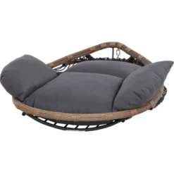 Siena Garden Salerno Hängekorb Schwarz - Natur Gestell Stahl -Vitavia Verkäufe 316671 L19609 3