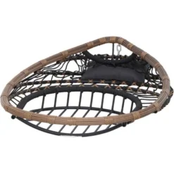 Siena Garden Salerno Hängekorb Schwarz - Natur Gestell Stahl -Vitavia Verkäufe 316671 L19609 4