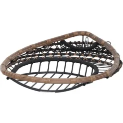 Siena Garden Salerno Hängekorb Schwarz - Natur Gestell Stahl -Vitavia Verkäufe 316671 L19609 5