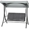 Siena Garden Livorno Schaukel Anthrazit 191x122x179 Cm