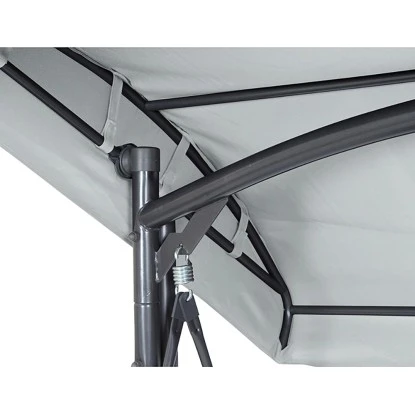 Siena Garden Livorno Schaukel Anthrazit 191x122x179 Cm 3 Siena Garden Livorno Schaukel Anthrazit 191x122x179 Cm – Bild 3