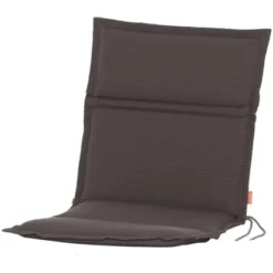 Siena Garden Centauri Auflage Stapelsessel Niedrig Uni Taupe Ca. 96x46x3 Cm