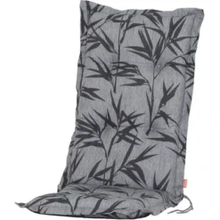 Siena Garden Xora Auflage Zu Sessel Bambus Grau Ca. 120x48x8 Cm