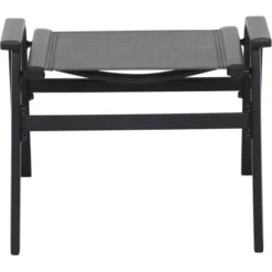 Siena Garden Solana Hocker Matt Anthrazit-Silber-Schwarz Gestell Aluminium -Vitavia Verkäufe 317933 L30324 4