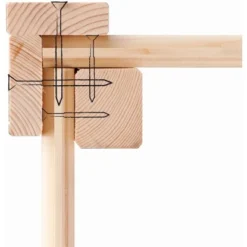 Karibu Holz-Gartenhaus Genf 3 Natur BxT: 397 Cm X 213 Cm -Vitavia Verkäufe 320610 07