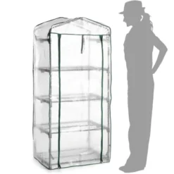 Gartenfreude Gewächshaus Mit 4 Regalböden 69 Cm X 49 Cm X 160 Cm Weiß 12 Gartenfreude Gewächshaus Mit 4 Regalböden 69 Cm X 49 Cm X 160 Cm Weiß -Vitavia Verkäufe 320922 4655 4
