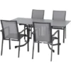 Siena Garden Dining-Set Velia 5-teilig 4 X Sessel 1 X Klapptisch