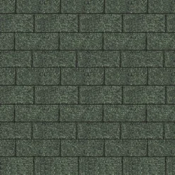 Karibu Dachschindeln Rechteck Dunkelgrün