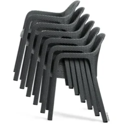 Lechuza Essstuhl Granit 84 X 58 X 57 Cm (HxBxL) -Vitavia Verkäufe 339816 4186 4