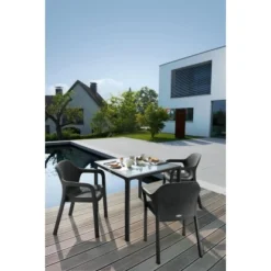 Lechuza Essstuhl Granit 84 X 58 X 57 Cm (HxBxL) -Vitavia Verkäufe 339816 4186 7