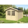 Alpholz Holz-Gartenhaus Satteldach Druckimprägniert 230 Cm X 374 Cm