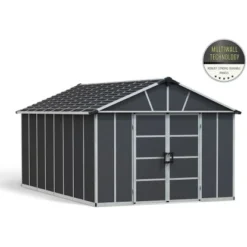 Palram Metall-Gerätehaus Yukon Anthrazit 17,2 M² -Vitavia Verkäufe 347957 4695 Yukon3.3x5.2 3