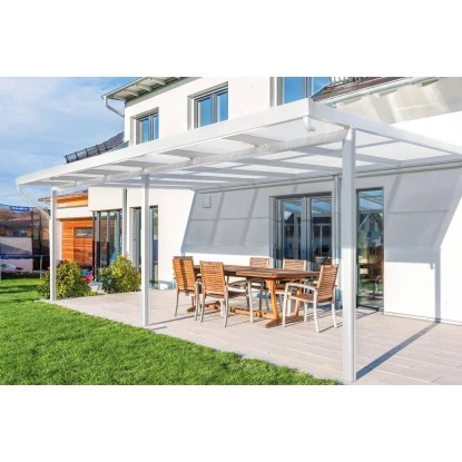 Gutta Terrassendach Premium Weiß Stegplatten Acryl Klima Blue 10.140 X 4.060 Mm 2 Gutta Terrassendach Premium Weiß Stegplatten Acryl Klima Blue 10.140 X 4.060 Mm – Bild 2