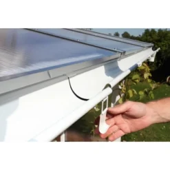 Skan Holz Metall-Regenrinnen-Set Länge 648 Cm Weiß -Vitavia Verkäufe 3507407 2622 Regenrinne 3