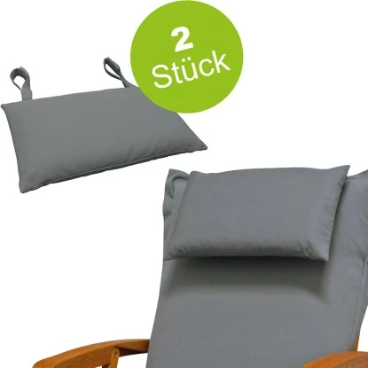 Indoba® 2 X Kopfkissen Premium 95°C Vollwaschbar Grau 20x35 Cm 1 Indoba® 2 X Kopfkissen Premium 95°C Vollwaschbar Grau 20x35 Cm