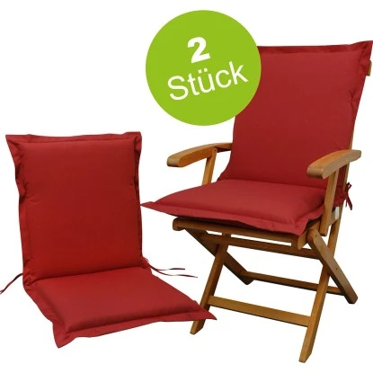 Indoba® 2 X Sitzauflage Niederlehner Premium95°C Vollwaschbar Rot 100x50 Cm 1 Indoba® 2 X Sitzauflage Niederlehner Premium95°C Vollwaschbar Rot 100x50 Cm