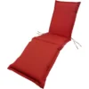 Indoba® Polsterauflage Deck Chair Premium 95°C Vollwaschbar Rot 190x50 Cm