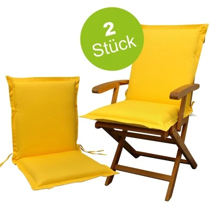 Indoba® 2 X Sitzauflage Niederlehner Premium95°C Vollwaschbar Gelb 100x50 Cm 1 Indoba® 2 X Sitzauflage Niederlehner Premium95°C Vollwaschbar Gelb 100x50 Cm