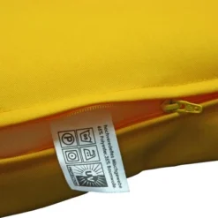 Indoba® Bankauflage Premium 95°C Vollwaschbar Gelb 120x45 Cm -Vitavia Verkäufe 356965 11001300 03