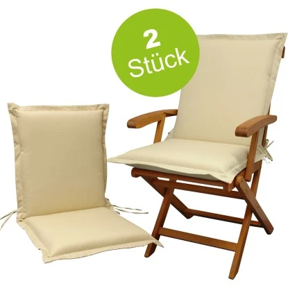 Indoba® 2 X Sitzauflage Niederlehner Premium95°C Vollwaschbar Beige 100x50 Cm 1 Indoba® 2 X Sitzauflage Niederlehner Premium95°C Vollwaschbar Beige 100x50 Cm