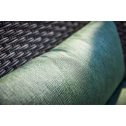 Balkonmöbel-Set Aliceville 3-teilig Polyrattan Grün-Grau -Vitavia Verkäufe 3952942