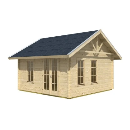 Skan Holz-Gartenhaus Bern 1 Basishaus B X T 420 Cm X 420 Cm 2 Skan Holz-Gartenhaus Bern 1 Basishaus B X T 420 Cm X 420 Cm – Bild 2