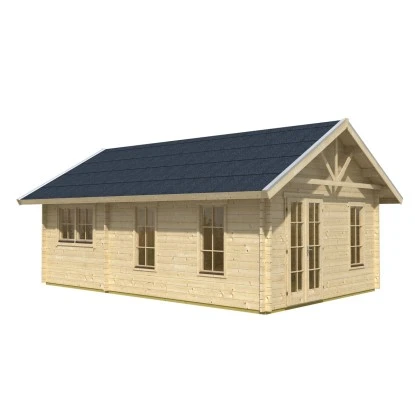 Skan Holz-Gartenhaus Bern 4 Basishaus B X T 420 Cm X 660 Cm 2 Skan Holz-Gartenhaus Bern 4 Basishaus B X T 420 Cm X 660 Cm – Bild 2