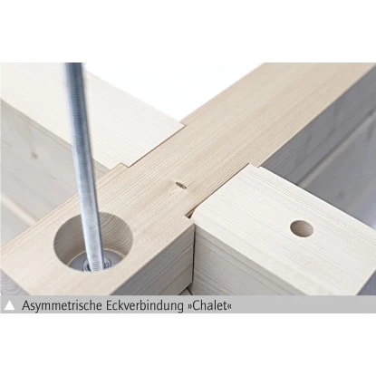 Skan Holz-Gartenhaus Bern 4 Basishaus B X T 420 Cm X 660 Cm 6 Skan Holz-Gartenhaus Bern 4 Basishaus B X T 420 Cm X 660 Cm – Bild 6