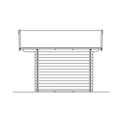 Skan Holz Holz-Gartenhaus Arosa 1 Natur 300 Cm X 250 Cm -Vitavia Verkäufe 3 2622 Gartenhaus 9 610303