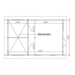 Skan Holz-Gartenhaus Bern 4 Basishaus B X T 420 Cm X 660 Cm 18 Skan Holz-Gartenhaus Bern 4 Basishaus B X T 420 Cm X 660 Cm -Vitavia Verkäufe 3 2622 Gartenhaus 9 611249
