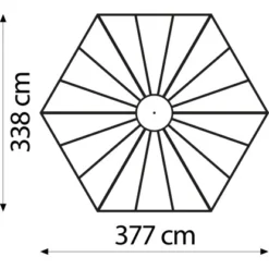 Vitavia Vogelvoliere Circus 9000 Aluminium 383,3 Cm X 336 Cm X 283,7 Cm -Vitavia Verkäufe 4005717250423 2298 AI 02