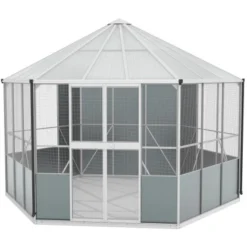 Vitavia Vogelvoliere Circus 9000 Aluminium 383,3 Cm X 336 Cm X 283,7 Cm