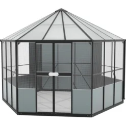 Vitavia Vogelvoliere Circus 9000 Schwarz 383,3 Cm X 336 Cm X 283,7 Cm