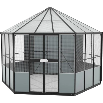 Vitavia Vogelvoliere Circus 9000 Schwarz 383,3 Cm X 336 Cm X 283,7 Cm 1 Vitavia Vogelvoliere Circus 9000 Schwarz 383,3 Cm X 336 Cm X 283,7 Cm
