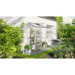 Vitavia Anlehn-Gewächshaus Ida 900 ESG 3 Mm Aluminium 130,6 X 182,3 X 68,8 Cm -Vitavia Verkäufe 4005717251277 2298 AB 01