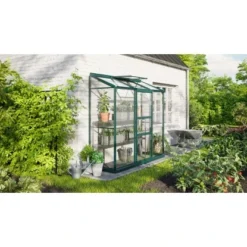 Vitavia Anlehn-Gewächshaus Ida 1300 ESG 3 Mm Smaragd 192,8 X 182,3 X 68,8 Cm -Vitavia Verkäufe 4005717251345 2298 AB 01